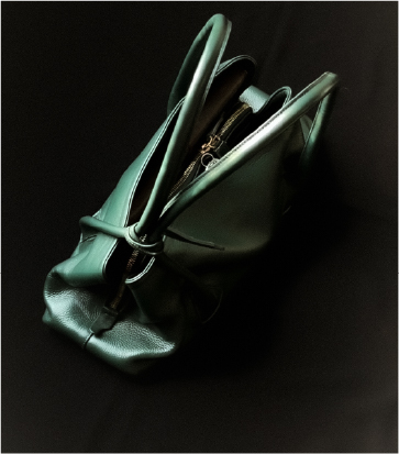 Leather, hand-finished